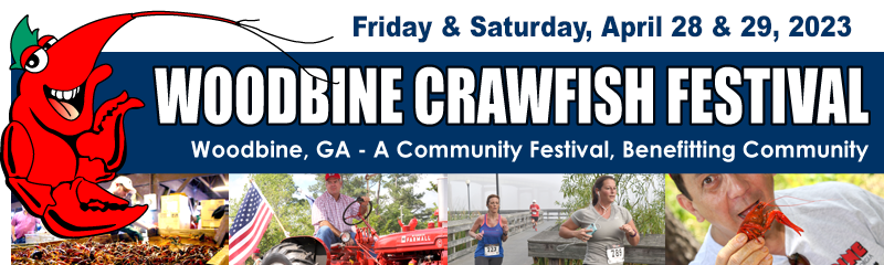 Woodbine Crawfish Festival Header Image